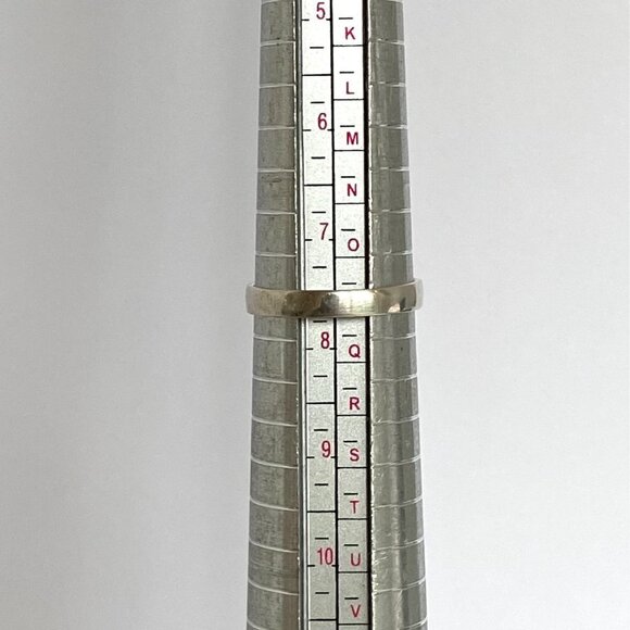 Sterling Silver 925 Marcasite X Criss Cross Knot Band Ring Sz 7.5 - Picture 9 of 16